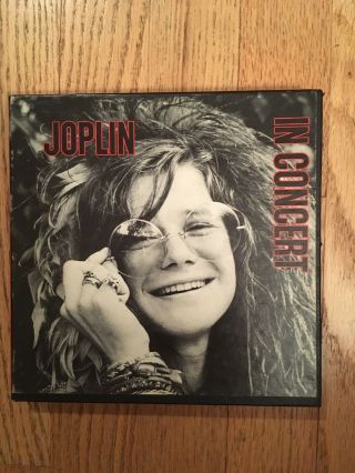 Janis Joplin " In Concert " Vintage 7 " Reel To Reel Factory Tape