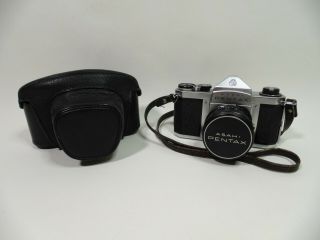 Asahi Pentax S3 Camera Body W/auto - Takumar 55mm F/1.  8 Lens Leather Case