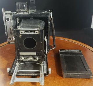 Vintage Graflex Speed Graphic 2x3 No Lens 1941 Popup Sight Finder Film Holder