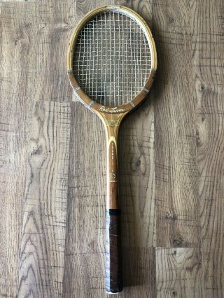Vintage Chemold Rod Laver Wood Tennis Racket