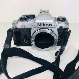 Vintage Nikon Fg 35mm Camera Body Only - - Parts Only