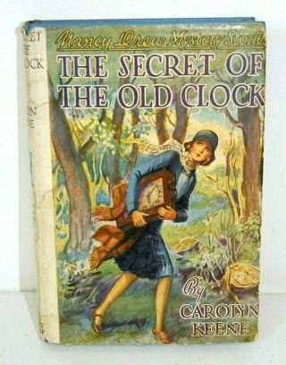 Nancy Drew: The Secret Of The Old Clock By Carolyn Keene Hc/dj Vintage Hardcover