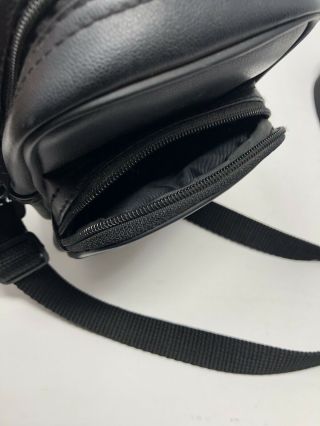 Vintage Fujifilm 35mm Black Green Camera Case Camera Bag EUC W/strap 5