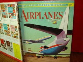Vintage Little Golden Book Airplanes 1st Ed.  1953