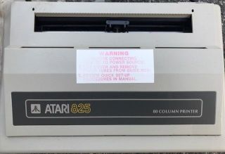 Atari 825 80 Column Printer -,