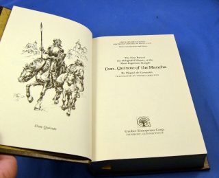 Cervantes DON QUIXOTE Harvard Classics Collector ' s Edition 3