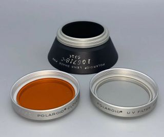 Polaroid Filter Kit 595 For Model 180 Camera (Hood,  2 Filters,  Case) Japan 2