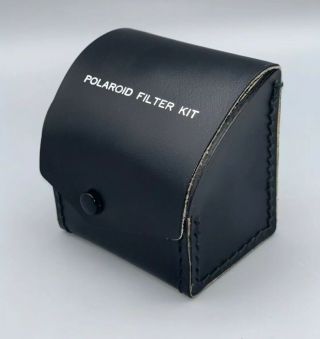 Polaroid Filter Kit 595 For Model 180 Camera (Hood,  2 Filters,  Case) Japan 5