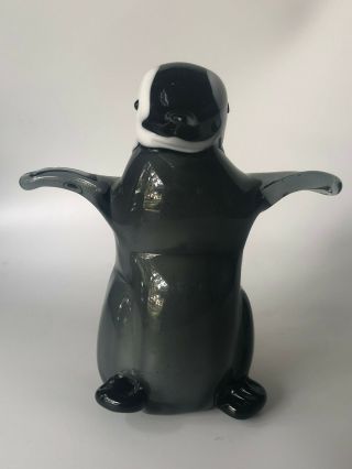 Vintage Penguin Glass Paperweight Dynasty Gallery Art 5 " Figurine Statue