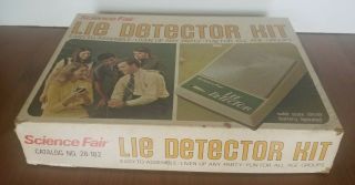 Vintage Radio Shack Science Fair Electronic Lie Detector Kit