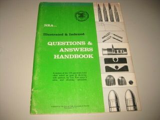 Vintage 1959 Nra Questions And Answers Handbook