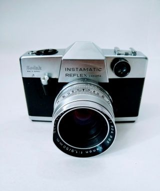 Camera,  Vintage Kodak Instamatic Reflex Camera with Case Made in Germany 6