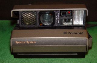 Vintage Polaroid Spectra System Camera in Case w/ Remote,  Special Effects Lenses 3
