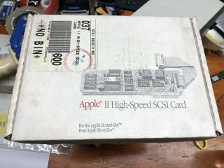 A0220ll/a Apple Ii High - Speed Scsi Card Old Stock For Apple Iie & Iigs