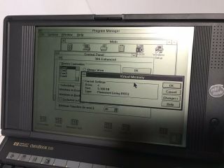 HP Omnibook 530 Handheld / Mini Laptop 486 with 5MB RAM,  128MB Flash DOS Windows 10