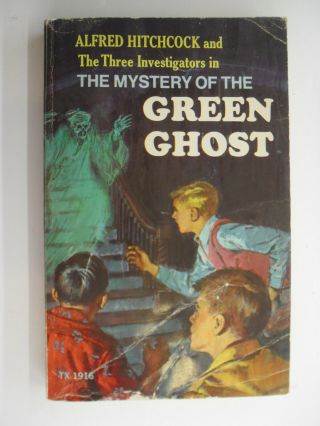 Three Investigators 4,  Mystery Of The Green Ghost,  1st Scholastic Pb,  1971