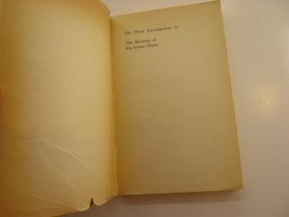 Three Investigators 4,  Mystery of the Green Ghost,  1st Scholastic PB,  1971 4