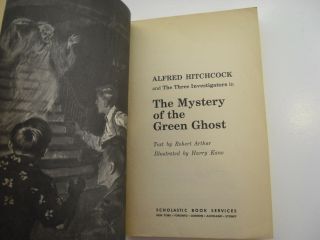 Three Investigators 4,  Mystery of the Green Ghost,  1st Scholastic PB,  1971 5