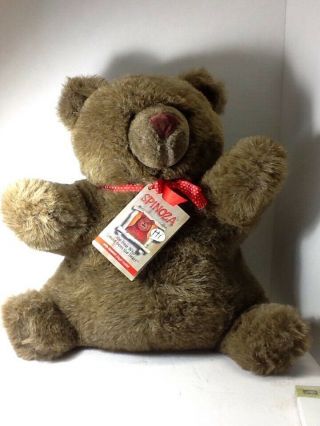 Vintage 1985 Spinoza Therapy (autism) Bear Speaks From The Heart With 9 Tapes
