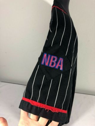 Vintage Chicago Bulls Starter Jersey Shirt Short Sleeve Black Basketball NBA XL 7