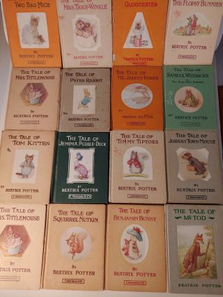 Vintage Tales Of Beatrix Potter Books Author Peter Rabbit