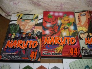 9 Naruto Volumes 41 - 44 - 46 - 47 - 48 - 49 - 50 - 51 - 52 Shonen Jump by Masashi Kishimoto 3