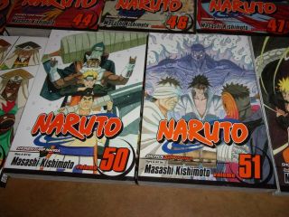 9 Naruto Volumes 41 - 44 - 46 - 47 - 48 - 49 - 50 - 51 - 52 Shonen Jump by Masashi Kishimoto 4