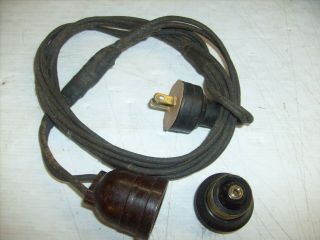 Vintage Hubbell Bakelite Screw In Socket Plug Adapter 660w 125v,  Lamp Socket