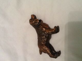 Vintage Bronze Cocker Spaniel Dog Figurine (3” X 3 1/2”).
