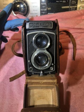 Vintage Rolleicord Dbp Dbgm Camera W/ Franke & Heidecke Lens