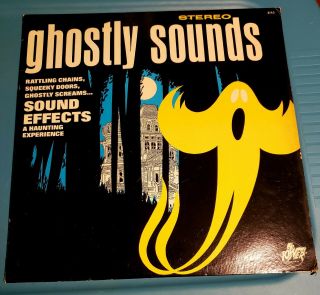 Vintage Ghostly Sounds Record Haunted House Effects Halloween