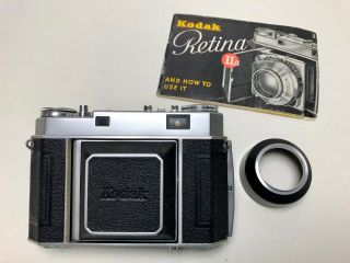 Vintage Kodak Retina Iia 35 Mm German Camera 1951 - 54