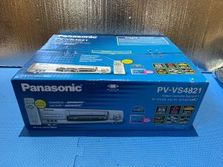 Panasonic Pv - Vs4821 Video Cassette Recorder S - Vhs Hi - Fi Stereo -