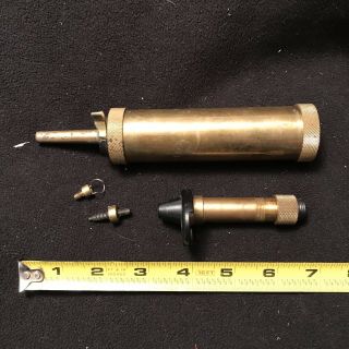Vintage Brass Cva Black Powder Reloading Measure Tool Ammo Muzzle