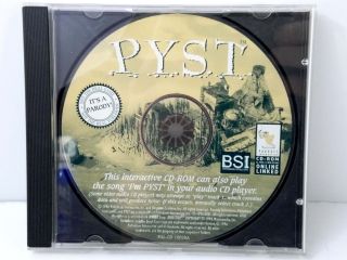 Pyst A Myst Parody (cd - Only) Cd - Rom Pc Game John Goodman Vintage Pc Game