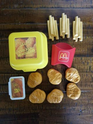 Vintage Fisher Price Mcdonald Chicken Nuggets Fun With Food
