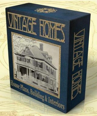 Vintage Homes House Plans,  Building & Interior Design,  75 Vintage Books On Dvd