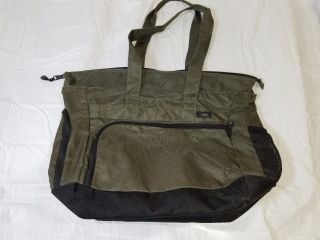 Vintage Ll Bean Olive Green Tote Bag