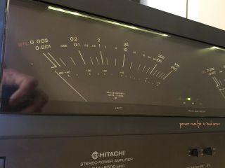 Hitachi HMA - 8500 MKII MOS - FET DC - Servo Stereo Power Amplifier 6