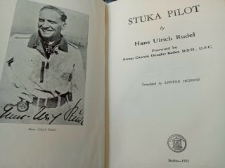 Stuka Pilot By Hans Ulrich Rudel (1953 Hardback)