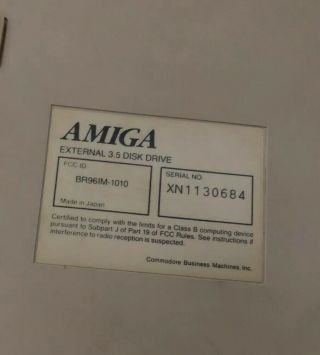 Commodore Amiga 1000 Computer,  1080 Monitor,  1010 Hard Drive,  Keyboard,  Mouse 12