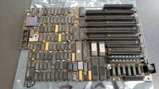 Ibm Pc Xt 286 5162 Motherboard With Ram,  286 Cpu