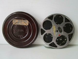 Vintage 16mm Film 4 Shorts With Charlie Chaplin B/w Silent