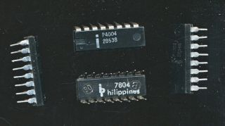 Intel P4004 Microprocessor Cpu 4004 C4004 Mcs - 4 Processor,  4002