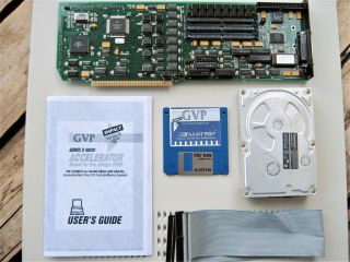 Gvp " G - Force Combo 030 - 33mhz & Scsi Rev 4 " With 8mb Fast Ram Amiga 2000 2500