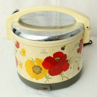 Zojirushi Electric Rice Cooker/warmer Multi - Color Vintage Tes - 1100 Japan