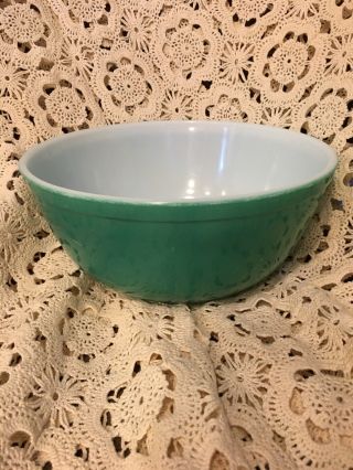 Vintage Pyrex Primary Color Green Mixing Nesting Bowl 403 Few Scratches