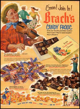 1952 Vintage Ad For Brach 