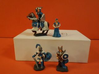 Vintage D&d 4 Miniature Dungeons & Dragons (60) Heritage Grenadier 1977 - 79