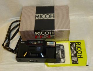 Vintage Ricoh Ff - 3 Af 35mm Film Camera